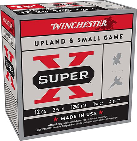 Winchester Super X Game Load 1 1/8 Oz 12 Ga 2.75" #4
