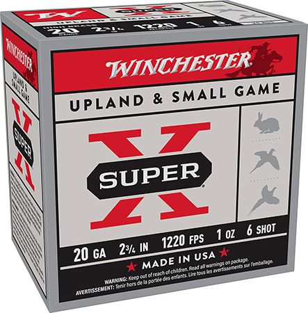 Winchester Super X Heavy 20 Ga 1 oz 1220 fp 2.75" #6