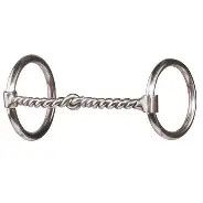 Twisted Wire O Ring Snaffle Bit
