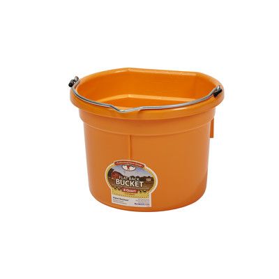 Pail Utility Orange 8 Quart