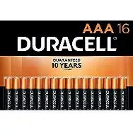 Duracell Battery AAA 16 count Zip