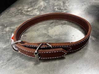 Leather Dog Collar 1.25" 22"