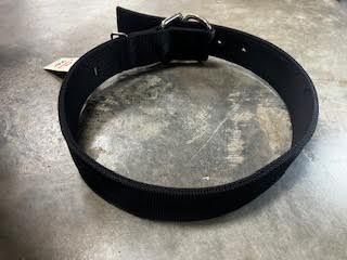 Valhoma Double Nylon Collar 1"x24" Black