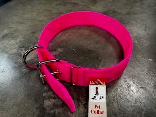 Valhoma Double Nylon Collar 1"x24" Pink