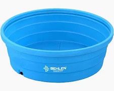 Behlen Stock Tank Poly Round Blue 6x2 350Gal