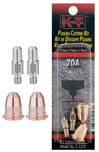 KT Plasma Cutting Kit Tips and Electrode 20 Amp