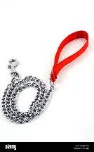 Dog Lead Chain 56" Red