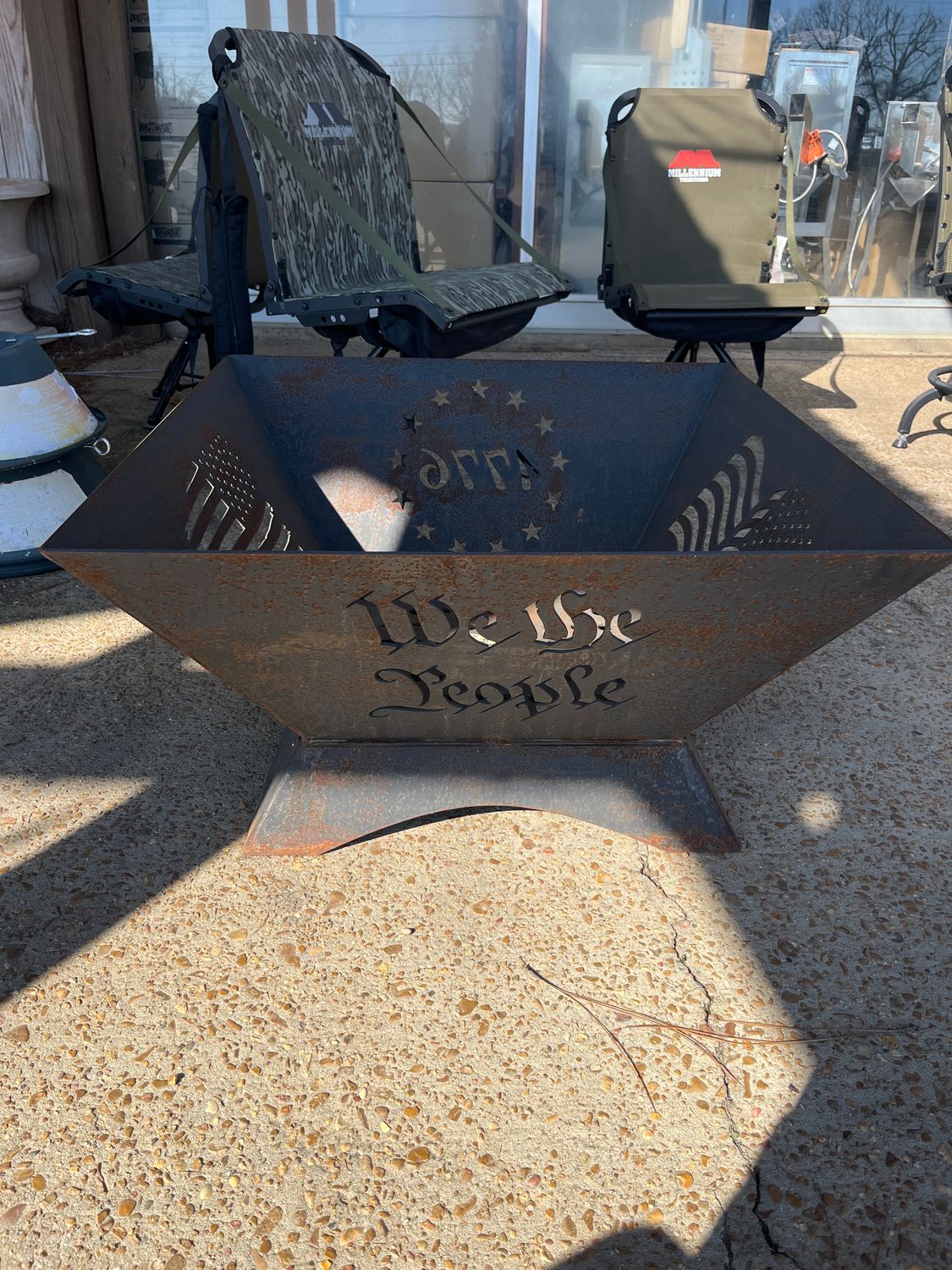 We The People  Fire Pit