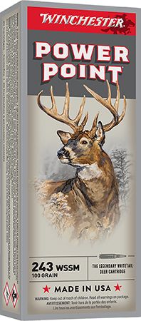 Winchester Ammo X243WSS Power-Point 243WSSM 100gr