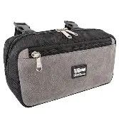 Small Pommel Bag Leather Grey