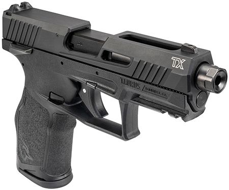 Taurus  TX22 Gen 2 Full Size Frame 22 LR 16+1/22+1 4.60" Matte Black Threaded Barrel, Black Hard Coat Anodized Serrated Slide, Adjustable Rear Sight, Black Polymer Frame w/Picatinny Rail