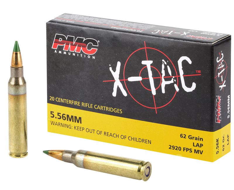 PMC 556K X-Tac 5.56x45mmNATO 62gr Light Armor Piercing