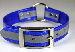 Sunglo Collar 1" Reflective Blue 30"