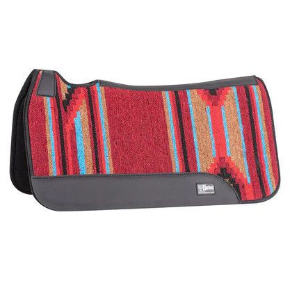 Cashel Felt Bottom Sewn Blanket Pad Crimson 31x32
