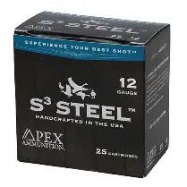 Apex 12ga Steel Shot 3" 3 Shot 1450fps