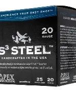 Apex 20ga Steel Shot 3Shot 3" 1350fps