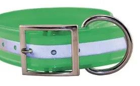 Sunglo Collar 1" Reflective Green 30"