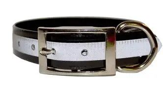 Sunglo Collar 1" Reflective Black 30"