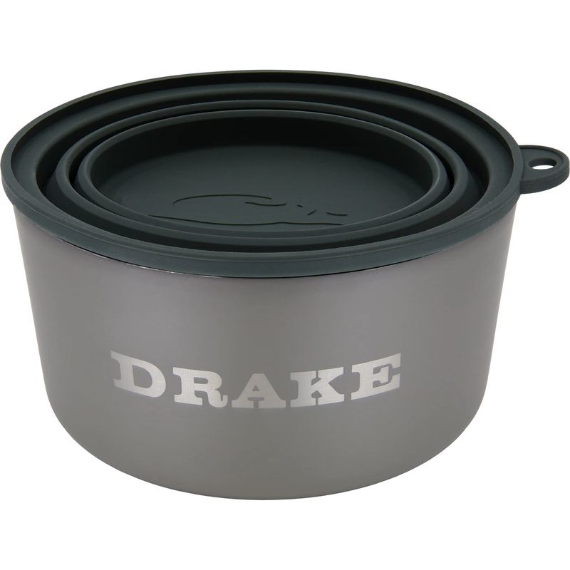 Drake Insulated Dog Bowl Grey
