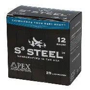 Apex 12ga Steel Shot 3" 4 Shot 1450fps