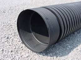 Poly Culvert Bell End Black 42"x20'
