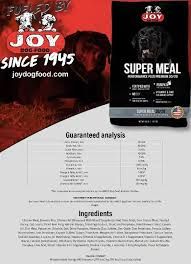Joy Super Meal  30/20 40#
