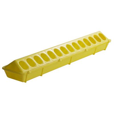 Feeder Plastic Flip Top Yellow 20"