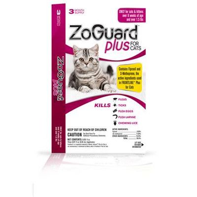 Zoguard Plus For Cats 1.5 Lb And Up