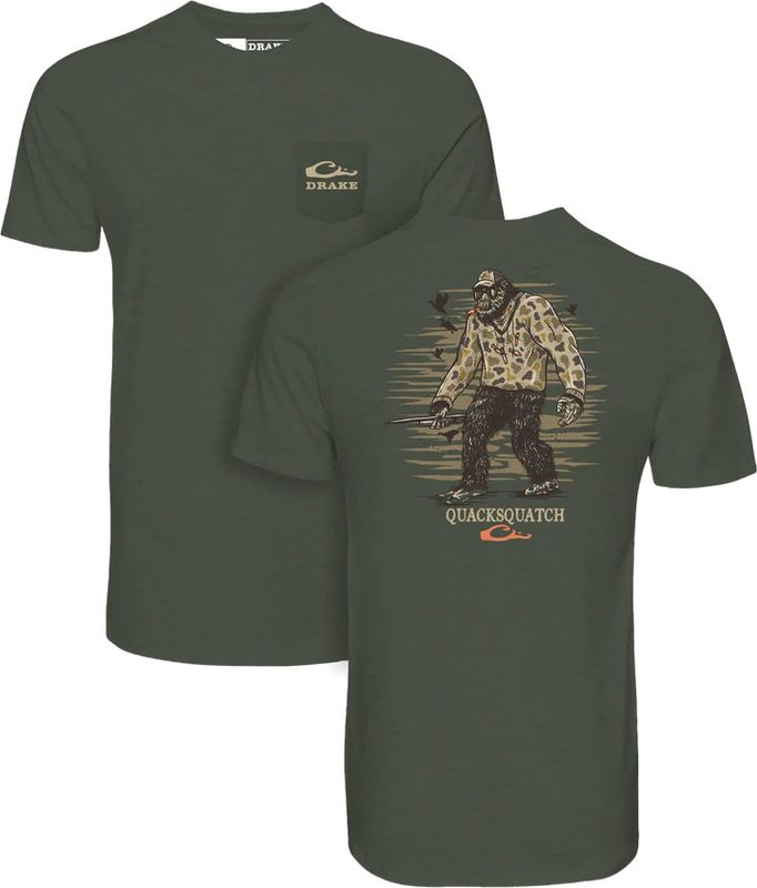 Drake Quacksquatch T-Shirt Kalamata Light Heather