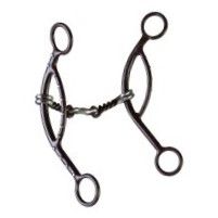 Ant. Dot Sliding Gag Bit w/ Dogbone Mouth