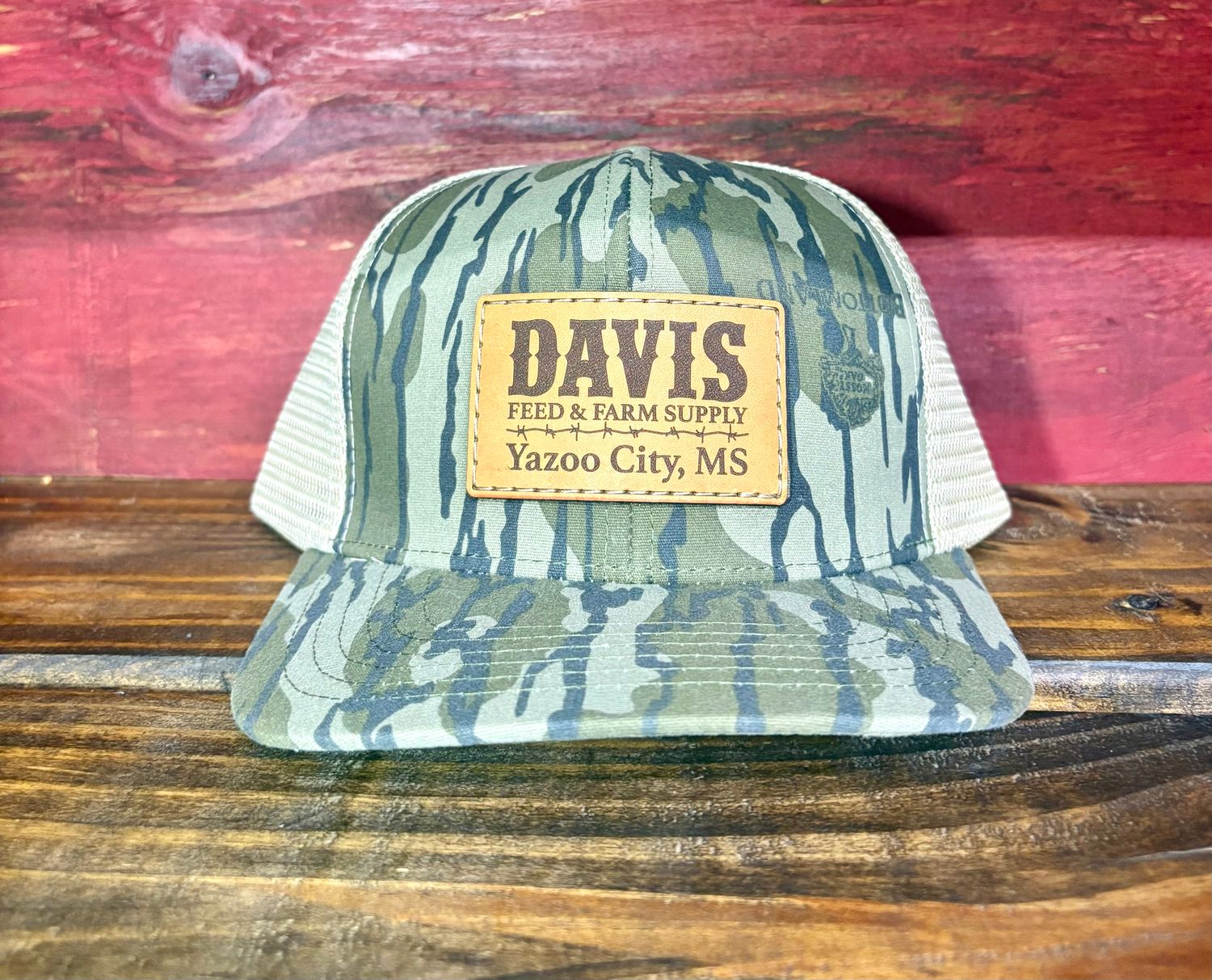 DFFS Leather Cap Mesh Back, Size: Bottomland