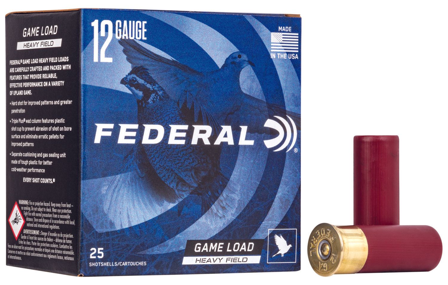 Federal Game-Shok Heavy Field 12Ga 2.75" 1 1/8oz 6Shot