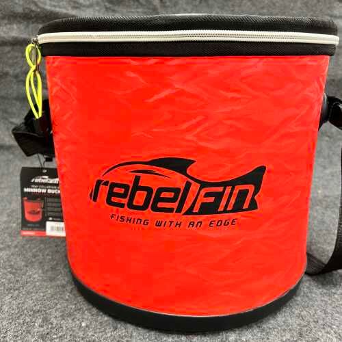 REBELFIN COLLAPSIBLE BAIT BUCKET - 10 QT