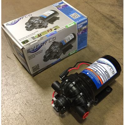 Sprayer Everflo Pump 12V 1/2" Fpt 5.5 GPM