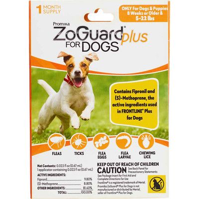 Zoguard Plus For Dogs 5-22# 1 Pack