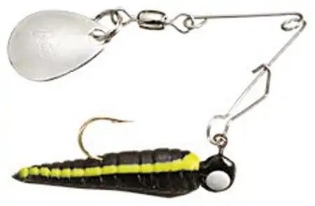 Betts Grub Spin Nickle 1/32oz Black/Yellow