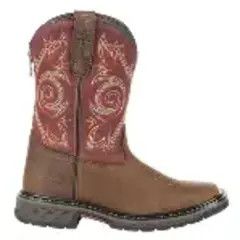 KID 8" Work Brown and Red