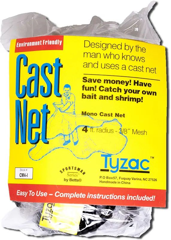 Tyzac Cast Net 5' 3/8" Clear Mesh