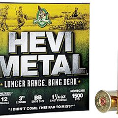 Hevi Metal Long Range 12 Gauge 3" 1 1/4 oz 1500 FPS, Size: BBB