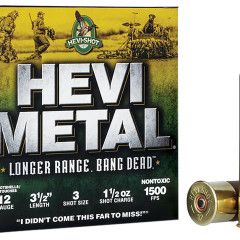 Hevi Metal Long Range 12 Ga. 3.5" 1-1/2 Oz 1500 FPS, Size: BBB