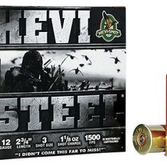 Hevi Shot Steel 12 Gauge 2.75" 1 1/8 oz  1500 FPS