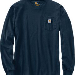 Carhartt WorkWear LS Pocket T Navy