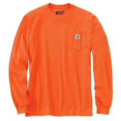 Carhartt WorkWear Pocket LS Bright Orange