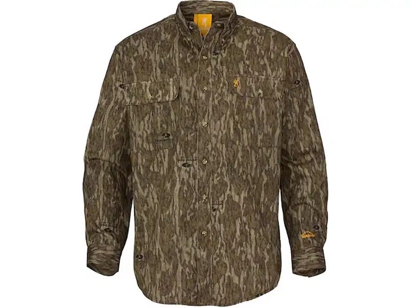 Browning Wasatch Button Down JR LS Bottomland