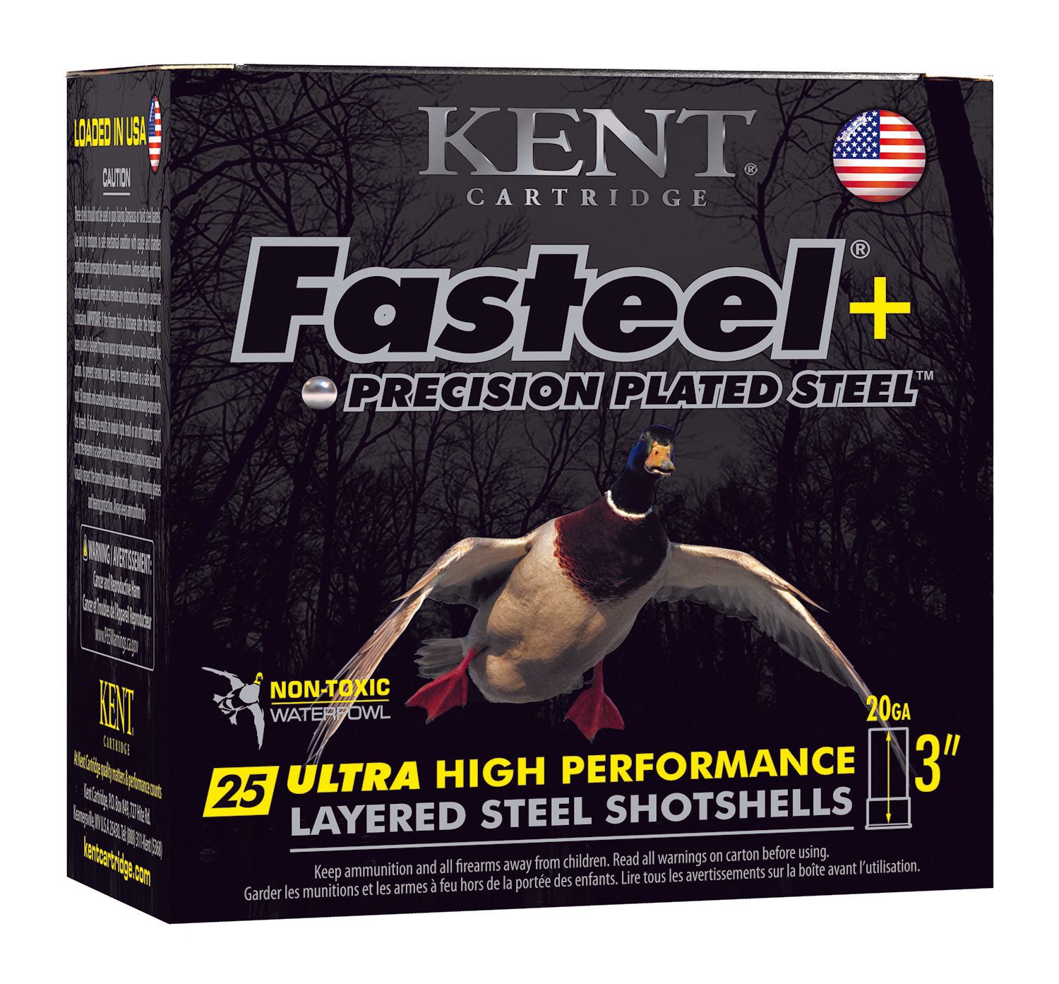 Kent Cartridge Fasteel  Waterfowl 20 Gauge 3" 1 oz, Size: 4/6