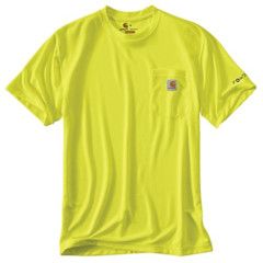 Carhartt Force Hv SS T Shirt Brite Lime