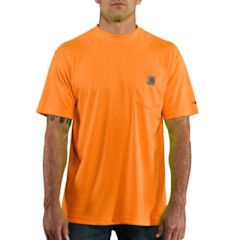 Carhartt Force HV SS T Shirt Brite Orange 