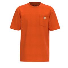 Carhartt SS Pocket TShirt Orange