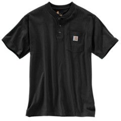 Carhartt Henley SS Pocket TShirt Black
