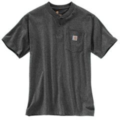 Carhartt Henley SS Pocket TShirt Carbon Heather